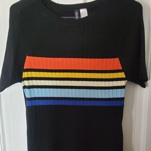 Ribbed Short Sleeve Top